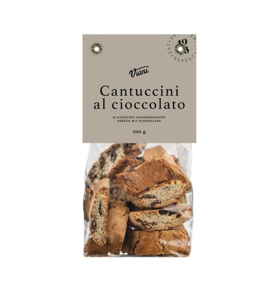 Cantuccini mit Schokolade